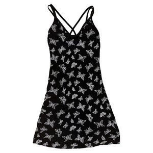 90's Vintage​ Butterfly Mini Dress
